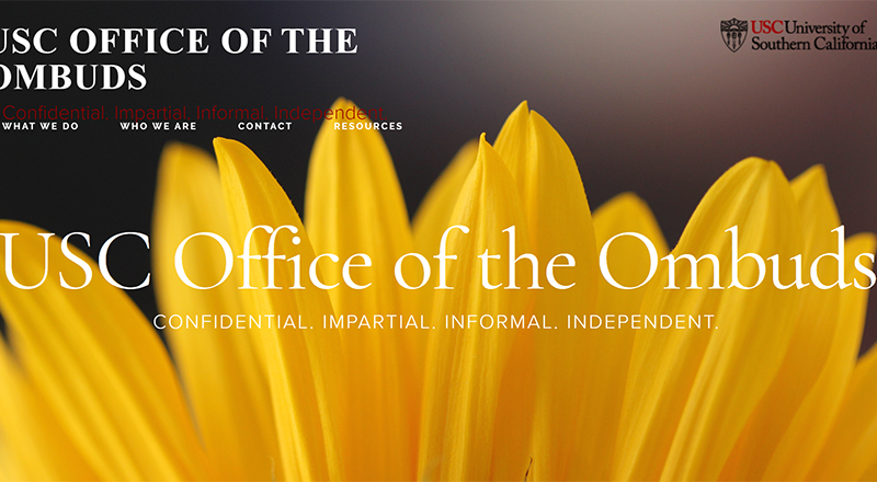 Office of the Ombuds home page
